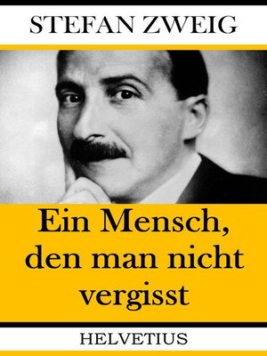 cover image of Ein Mensch, den man nicht vergisst